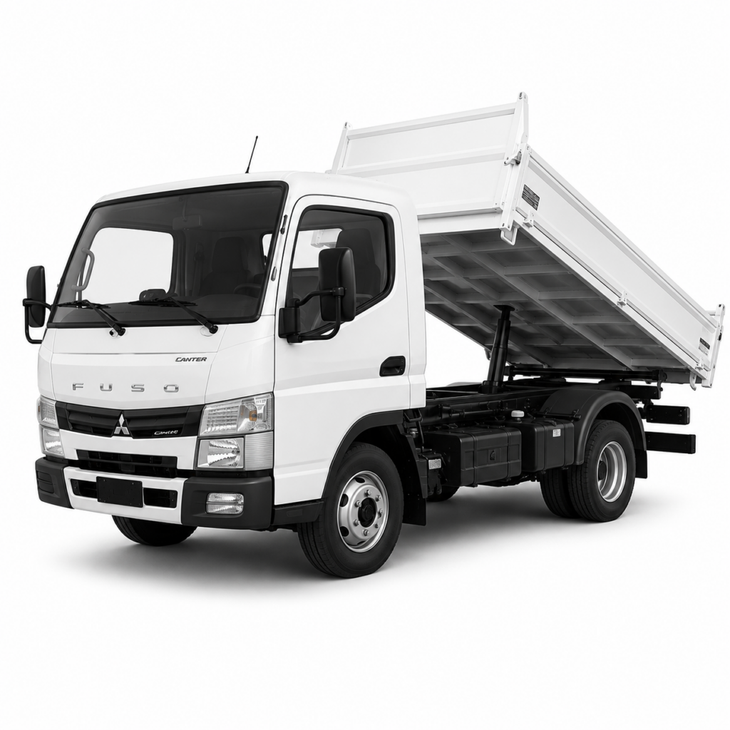 Mitsubishi Canter Fuso Dreiseitenkipper mieten bei Bautechnik Meißner in Altenburg