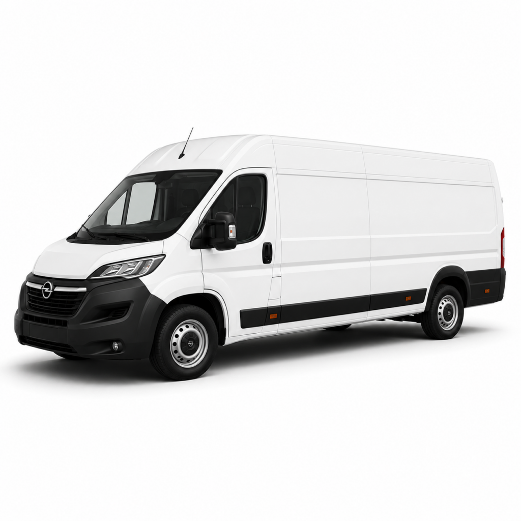 Opel Movano hoch/ lang Transporter mieten bei Bautechnik Meißner